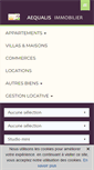 Mobile Screenshot of aequalis-immobilier.com